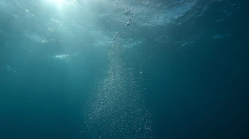 Bubbles under water