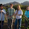 Researchers and students growing crops at the University of Arizona Campus Agricultural Center
