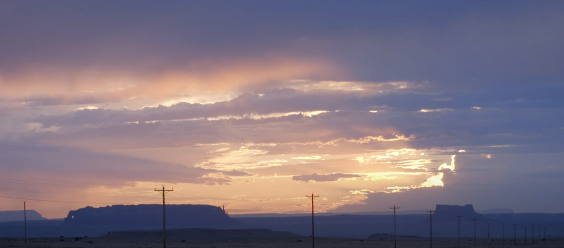 sunset in American Southwest