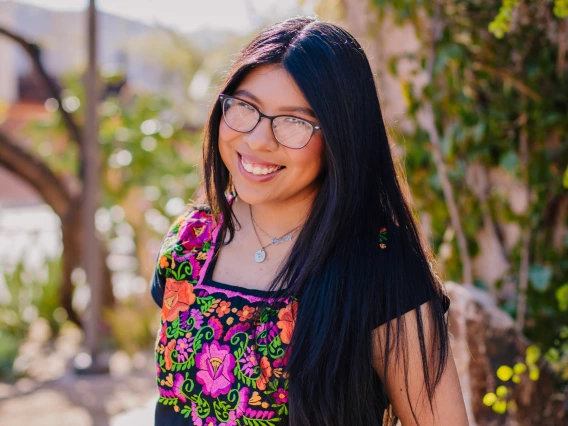 Aracely Rodriguez outside