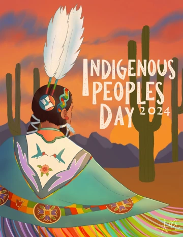 Indigenous Peoples Day 2024 poster